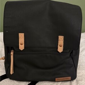Petunia Pickle Bottom Black and Tan Baby Bag